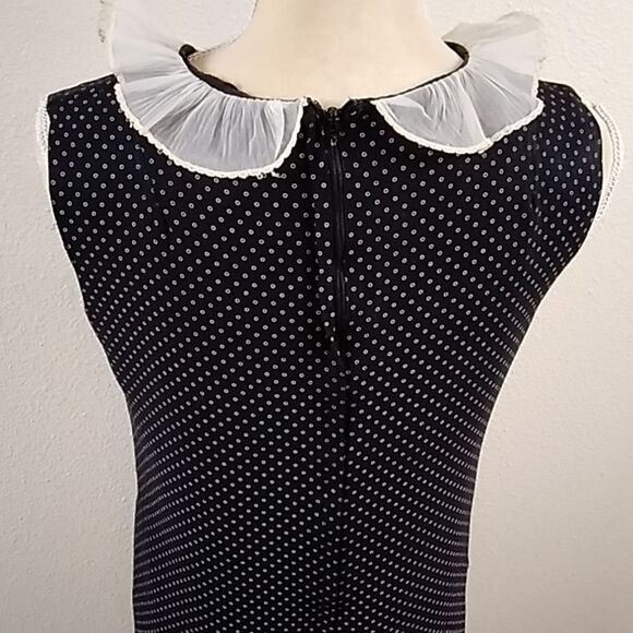 Definitely Jr's VTG Polka Women Dress Size SM - Picture 3 of 11